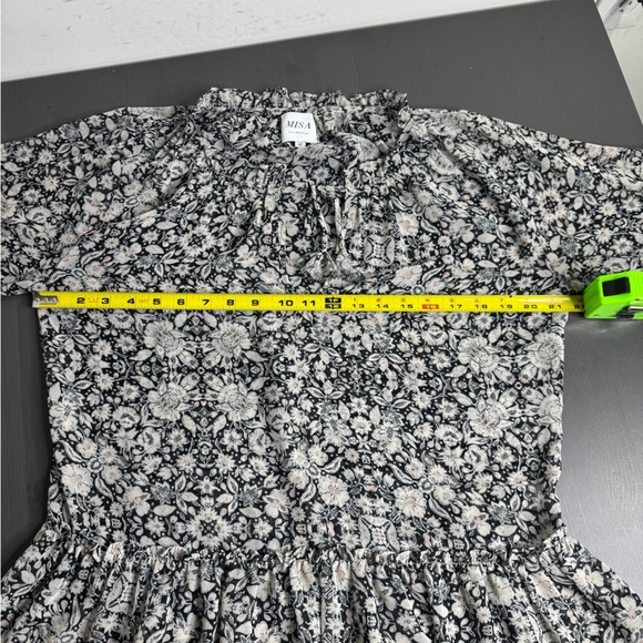 Misa Los Angeles Dominik Peasant Blouse Top - Picture 6 of 7